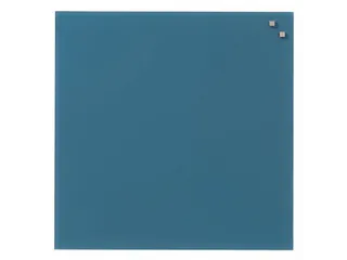 Glasmagneetbord Naga 45x45cm jeansblauw - 1
