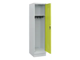 schoollocker,HxBxD 1630x400x500mm,1vak,vak B 400mm,cil.-slot,sokkel - 1