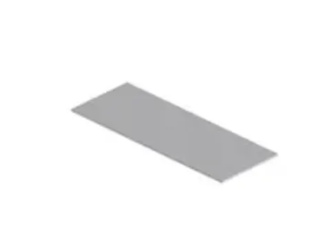 OUTLET Claudius Legbord T.b.v. Roldeurkast 120cm Aluminium Metallic