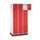 lockerkast,HxBxD 1950x920x500mm,3x5vakken,cil.-slot,sokkel