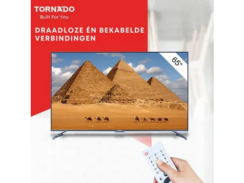 65UA3400X Tornado 65'' (165,1cm) 4K Ultra HD Smart TV Wifi Zwart