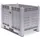 Stapelcontainer Pp 850x1200x800mm 550 liter Wanden Gesleufd Grijs