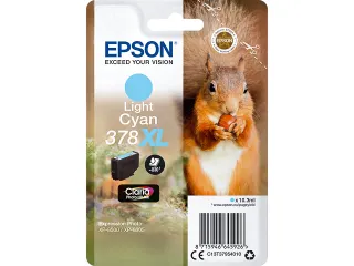 Inktcartridge Epson 378XL T3795 lichtblauw HC C13T37954010 - 1