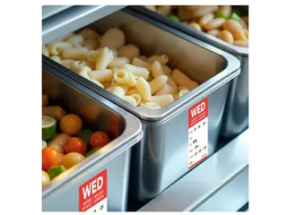 Etiket Avery HACCP woensdag rood 40x56mm 500 stuks - 3