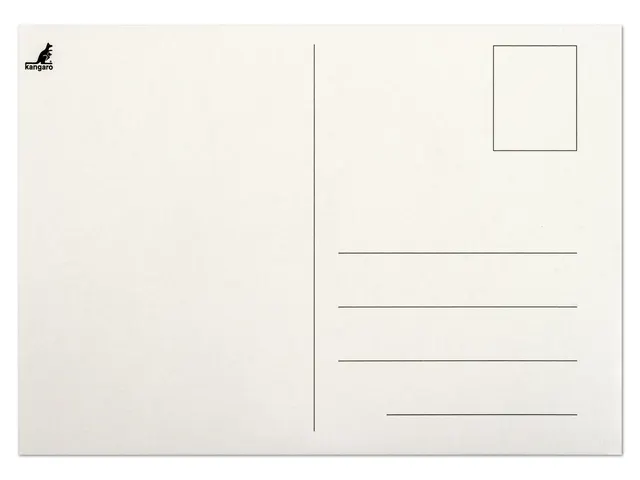 Postkaarten Kangaro blok 15 vel 300 grams aquarelpapier, A6, blanco po