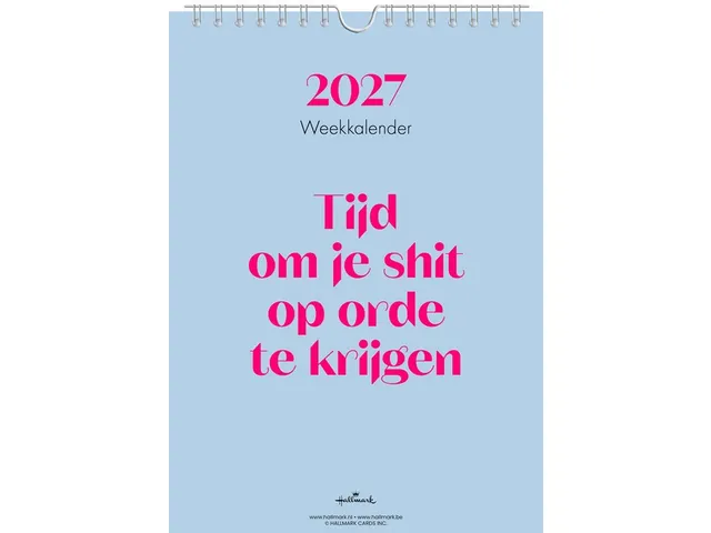 Weekkalender 2027 &C 165x230mm nl