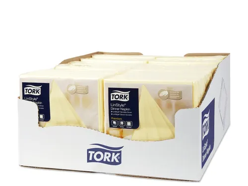 Tork 478712 Premium Linstyle Dinnerservet champagne 600 Stuks