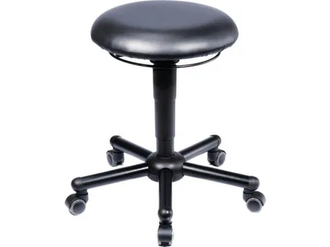 draaibare kruk,zitting HxØ 465-595x430mm,ronde zitting