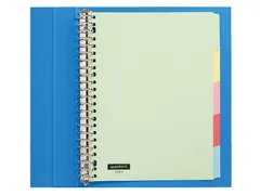 Tabbladen Quantore A4 23-gaats 5-delig assorti karton