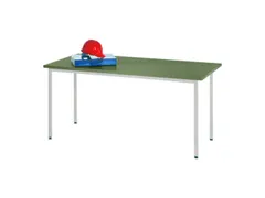 bureau pour atelier HxlxP 720x1700x800mm RAL7035 face avant RAL6011