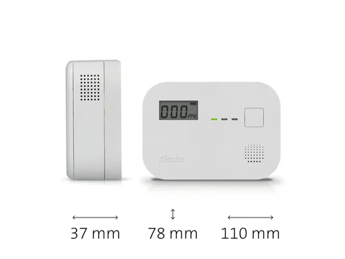 Koolmonoxidemelder Alecto 10 jaar sensor wit