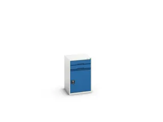 ladekast HxBxD 800x525x550mm 2laden romp RAL7035 front RAL5010 - 1