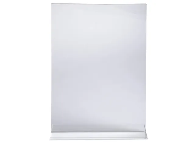 Folderhouder Rechtop staand A6 transp.