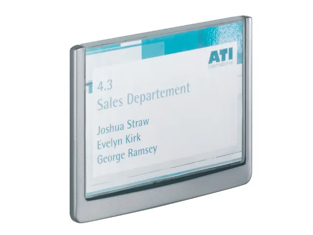 Deurbordje Durable Click sign 149x105.5mm grafiet