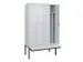 locker voor scheiding van kleding,HxBxD 2120x1200x815mm,4vak