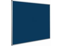 Prikbord Bulletin blauw 45x60cm Softline Profiel 16mm