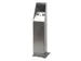 Asbak staand Vepa Bins zuil vrijstaand RVS 31025411