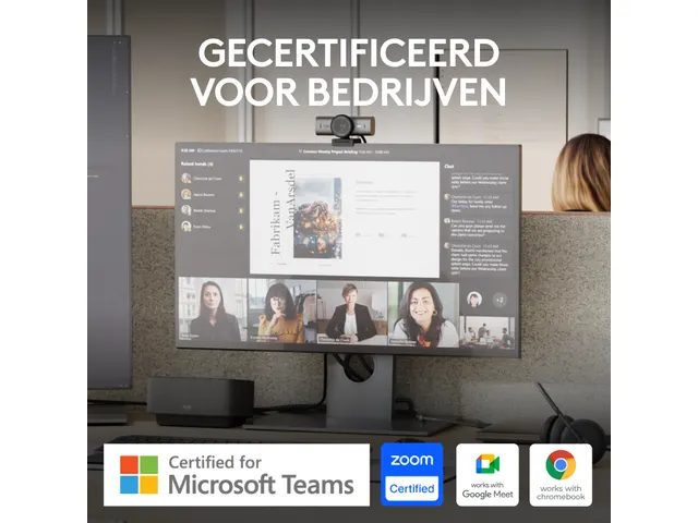 Logitech MX Brio 705 for Business webcam 8.5 Megapixel