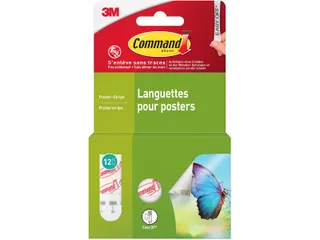 Posterstrip Small Draagvermogen 225 Gram Wit 12 Stuks - 2