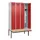 locker met bank,HxBxD 2120x1200x815mm,4vak,vak B 300mm,draaigrendel