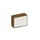 schuifdeurkast,HxBxD 770x1000x430mm,decor romp noten,decor front wit