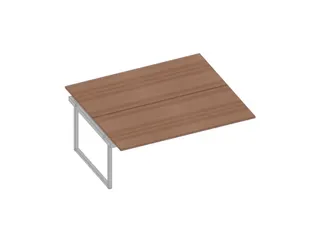 aanbouwtafel,v. benchtafel,HxBxD 730x1800x1600mm,blad canaletto-hout - 1