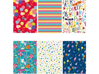 Inpakpapier IG Group Party 200x70cm assorti - 4