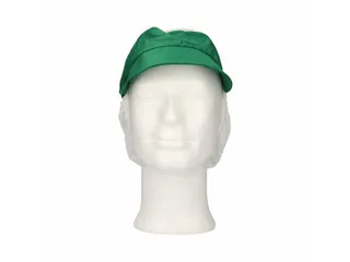 Pet met klep en haaropvang maat L Polyester Kroon Groen 100 stuks - 1