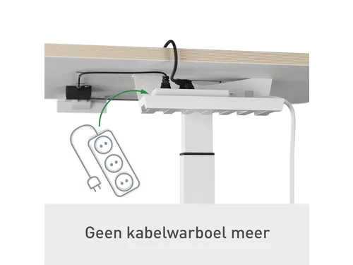 Zit-Sta bureau 80x60cm Leitz Ergo elektrisch klein