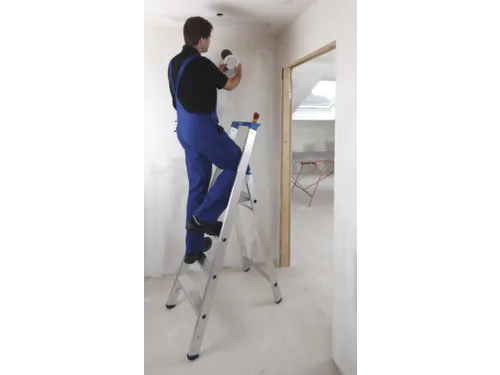 Ladder Aluminium Bordes H 0 95M 4Treden Incl. Bordes