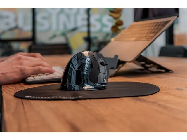 Evoluent D Ergonomische muis draadloos rechts Antraciet Small