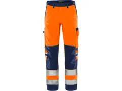 Fristads Green werkbroek 2651 GPLU High Vis Oranje/Marine maat D112