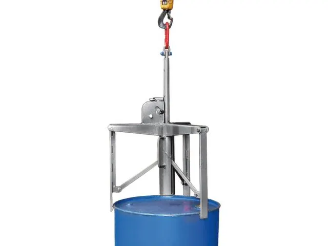 Vatengrijper V. Staande 60/120l Vaten Draagv. 0.4t 3-punts-spansysteem