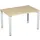 multifunctionele tafel 720x1600x800mm rechthoekig 4-voeten RAL9006