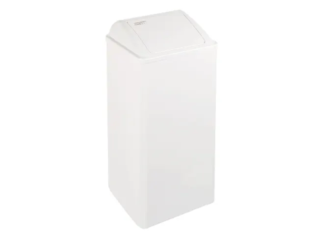 Poubelle fermée PP0080 80 litres Blanc