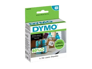 Etiket Dymo Labelprint Vierkant 25x25mm Verwijderbaar S0929120 - 1
