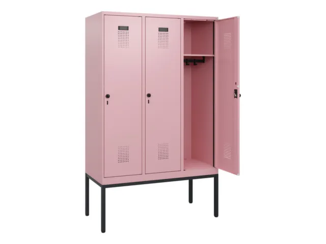 schoollocker,HxBxD 1950x1200x500mm,3vak,vak B 400mm,draaigrendel