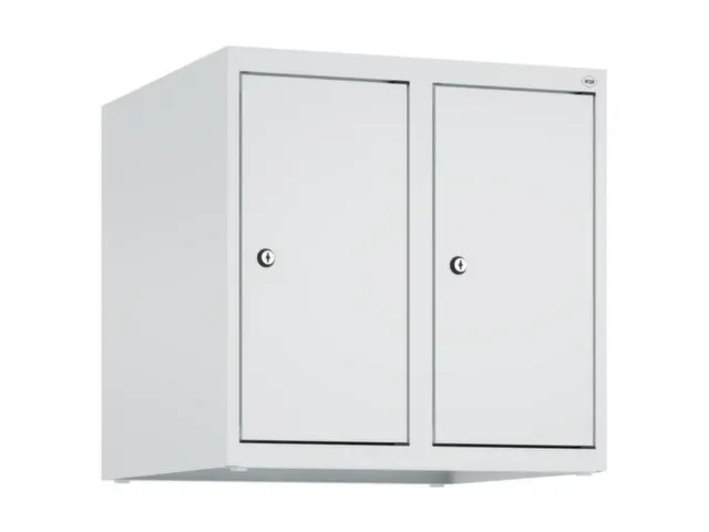 opzetkast,v. locker,2vak.,vak B 250mm,HxBxD 500x500x500mm,vleugeldeur