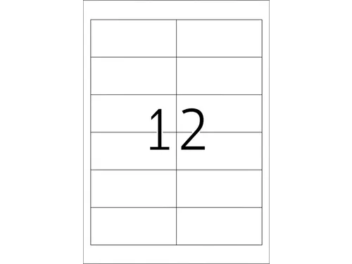 HERMA 4595 Weerbestendige Inkjet-etiket A4 97x42,3mm Wit 120 stuks