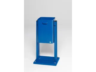 Afvalbak 40 Liter Met Bodemplaat Blauw - 1