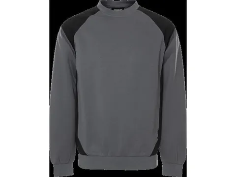 Fristads 7148 GSM sweater, grijs/zwart, maat M, per stuk