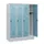 schoollocker,HxBxD 1630x1200x500mm,4vak,vak B 300mm,draaigrendel