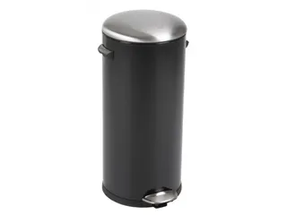 Pedaalemmer Belle Deluxe 30 Liter Zwart Mat RVS - 1