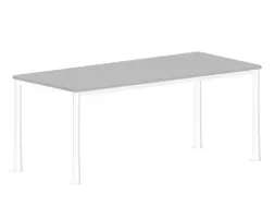 in hoogte verstelbaar bureau 720-840x1800x800mm hout MP-lichtgrijs