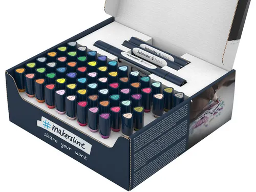 Twinmarker Schneider set Paint-It 040 72 stuks ass. kleur