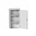 wandkast 1000x525x350mm 2xStalen bodem sokkel Ral 7035 front Ral 7035