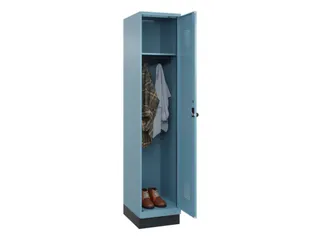 locker,HxBxD 1950x400x500mm,1vak,vak B 400mm,draaigrendel,sokkel - 1