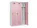 locker voor scheiding van kleding,HxBxD 1850x1200x500mm,3vak