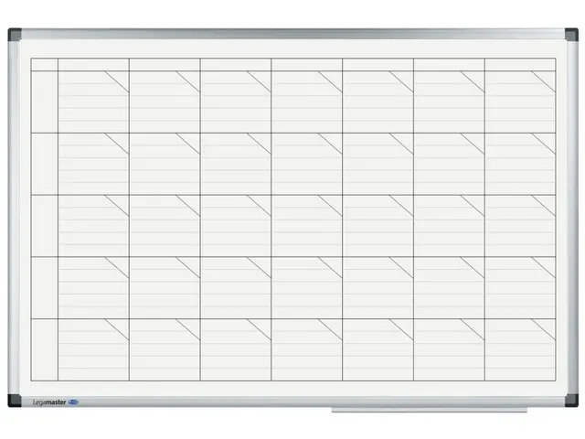 Planbord Universeel 60x90cm weekplanner magnetisch