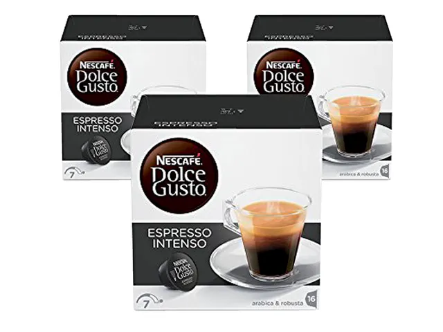 Koffiecups Dolce Gusto espresso intenso 16 stuks
